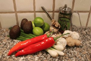 Köksbild med grönsaker